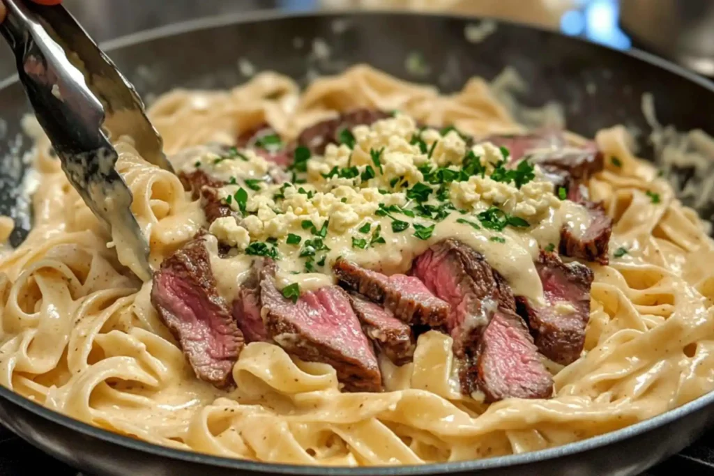 Olive Garden Steak Gorgonzola Alfredo Copycat You Can Make at Home 9 Step 4 Olive Garden Steak Gorgonzola Alfredo
