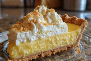 No-Bake Lemon Icebox Pie – Easy, Refreshing, and Foolproof 7 no-bake lemon icebox pie with whipped cream topping