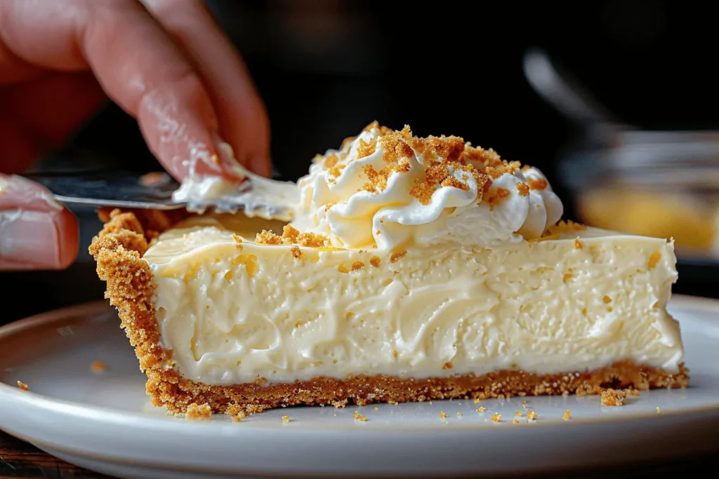 No-Bake Lemon Icebox Pie – Easy, Refreshing, and Foolproof 9 slice no bake lemon icebox pie whipped cream