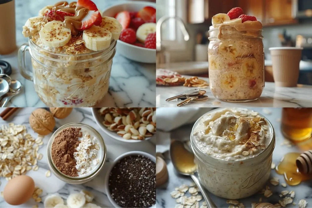 Protein Overnight Oats 5-Min Prep, 28g Protein, Healthy & Simple 5 Protein Overnight Oats Breakfast