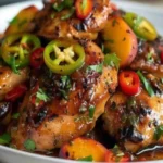 Steak Gorgonzola Alfredo (Olive Garden Copycat) – Best Creamy Pasta Recipe 57 spicy peach glazed chicken recipeslace.webp