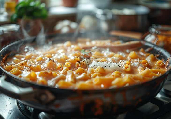 chicken piccata pasta step 1 cook pasta recipeslace.webp