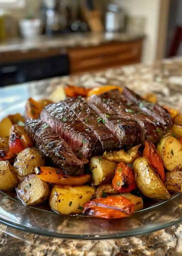 Best Beef Steak Side Dishes 4 beef steak side dishes roasted potatoes and vegetables.webp