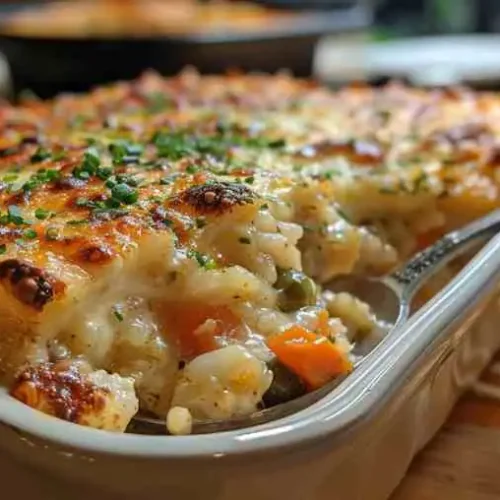 Ground Turkey Casserole Recipes for Cozy, Easy Comfort 4 Creamy ground turkey casserole recipes topped with golden melted cheese and baked vegetables in a close-up homemade style.